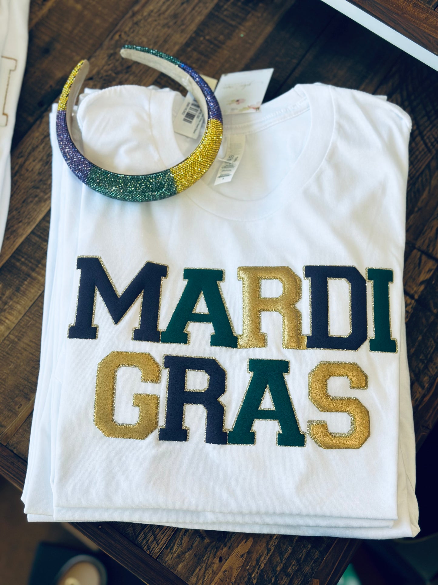 Mardi Gras Patch Long Sleeve