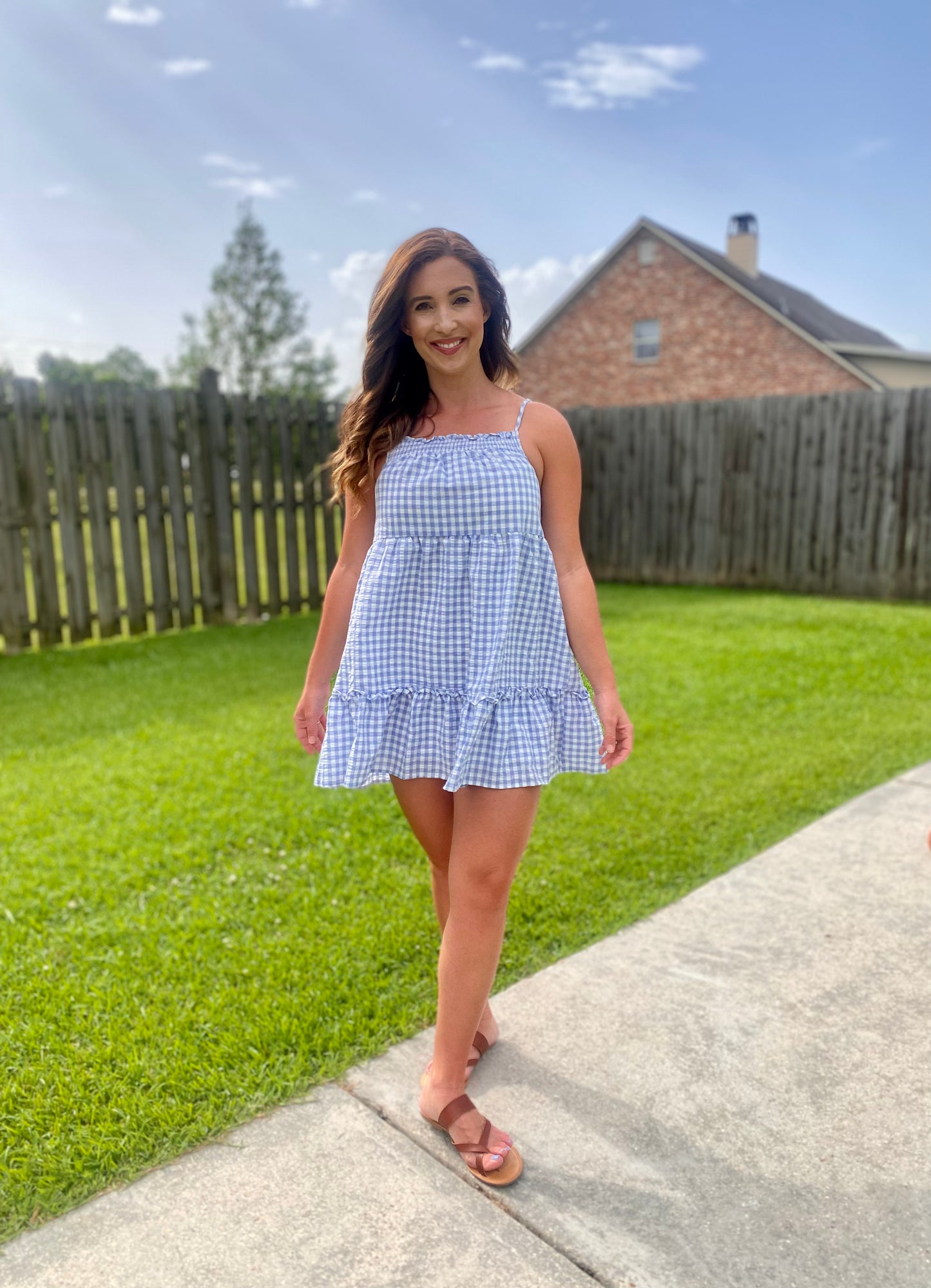 The Blue Gingham Dress