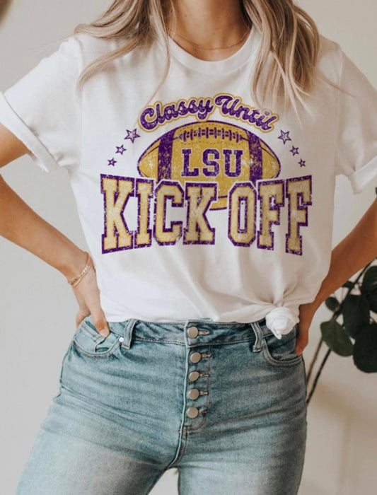 LSU Kick Off Graphic Tee