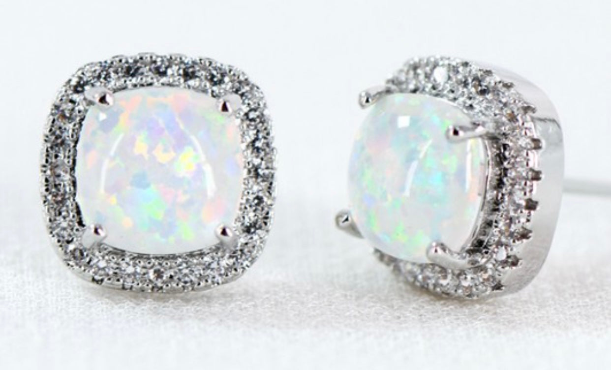 The Opal Stud Earrings