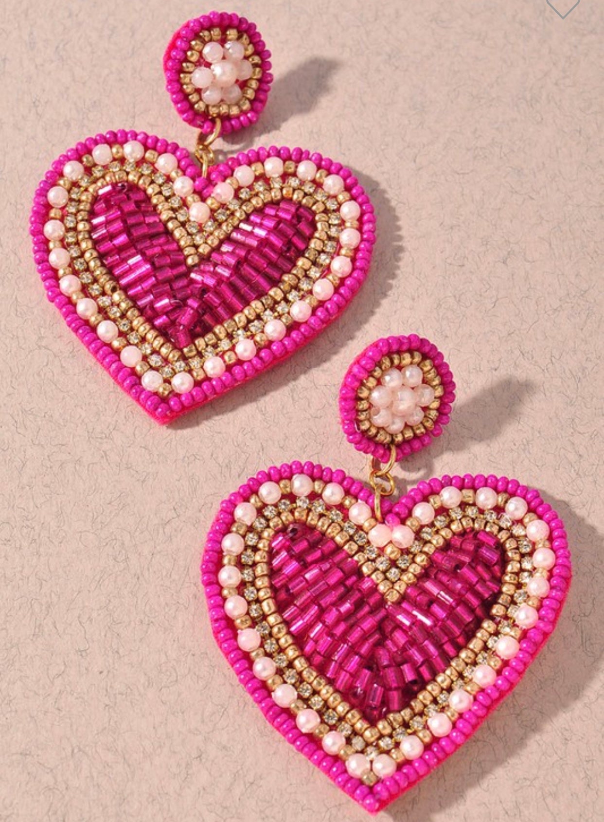Sassy Valentines Day Beaded Earrings