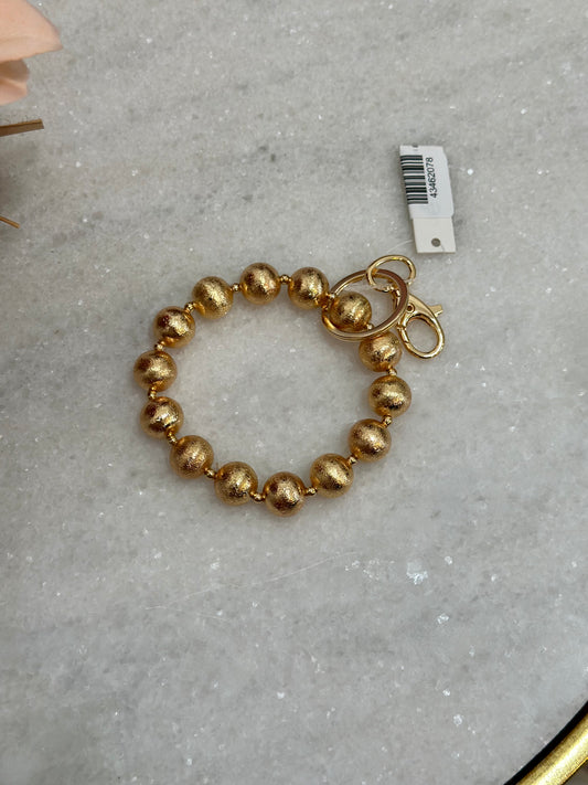 Gold Stain Balls KeyChain