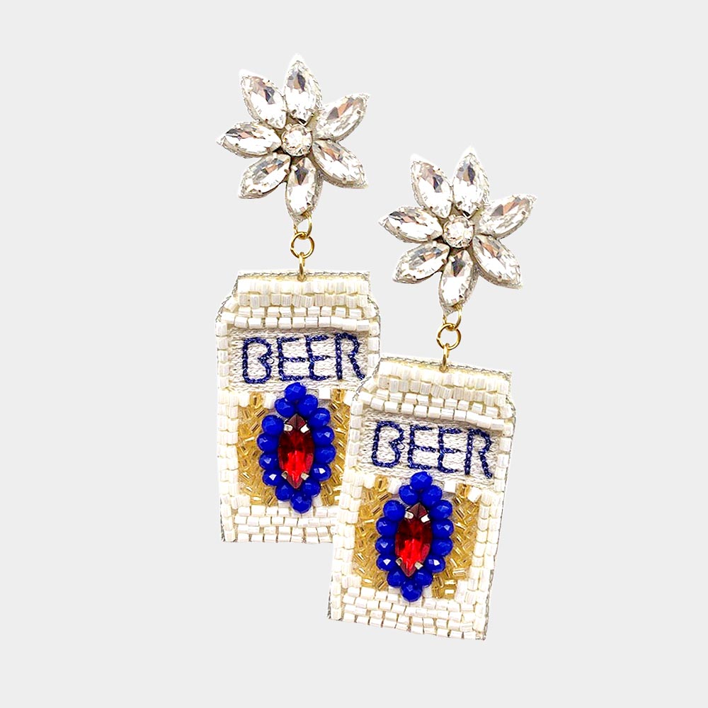 Beer Beaded Earrings