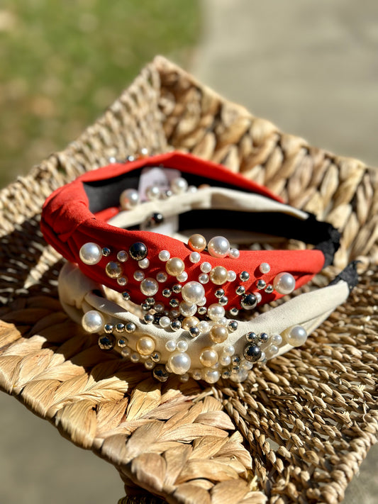 Multi Color Pearl Headbands