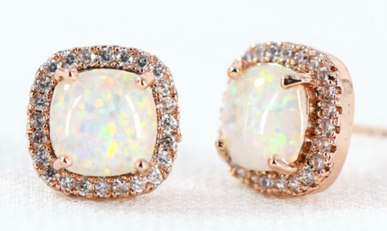 The Opal Stud Earrings