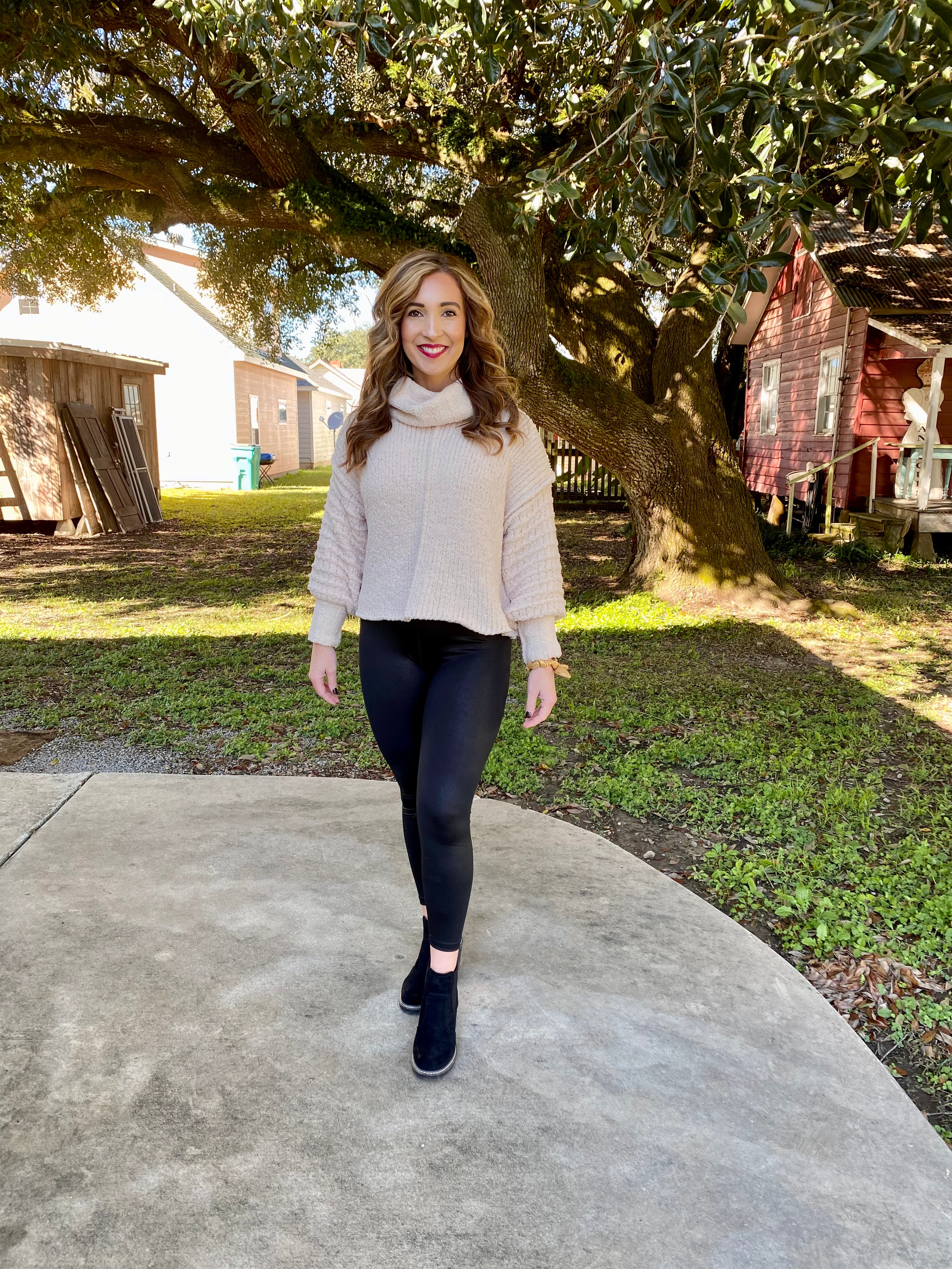 The Christine Ivory Fluffy Sweater