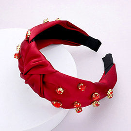 Red Teardrop Headband