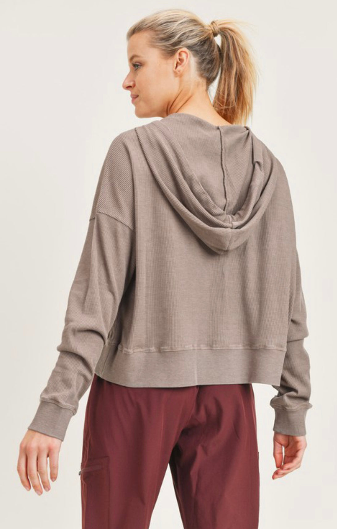 The Dolman Mocha Pullover