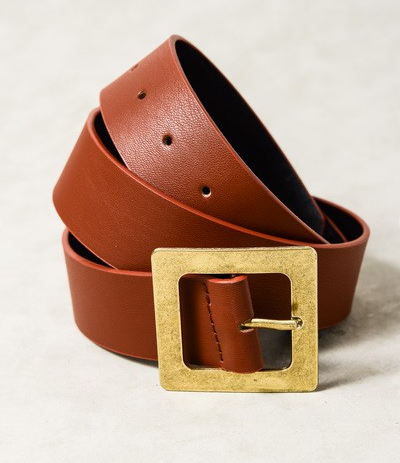 Classic Oversized Square Buckle Belts